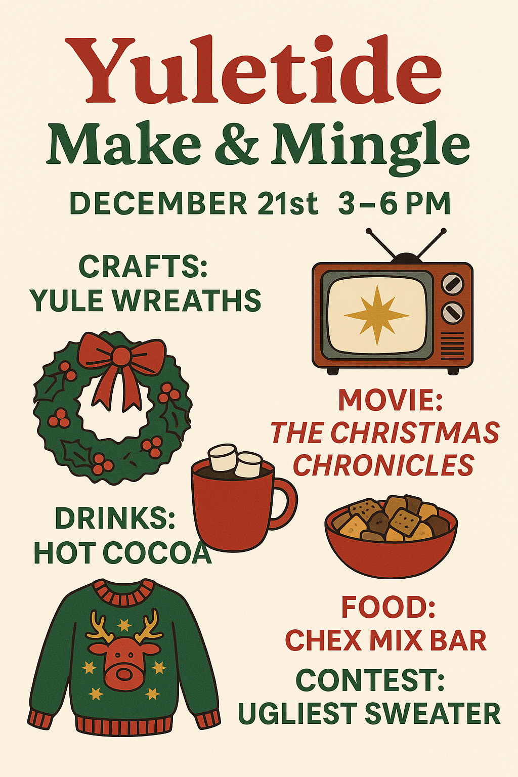 Yuletide Make & Mingle